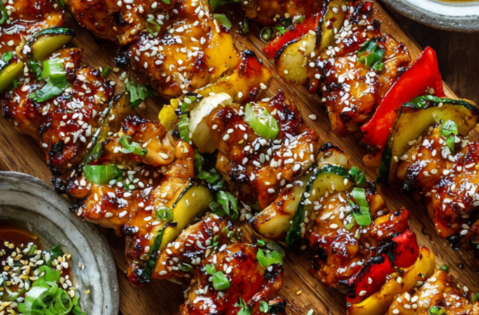 🍢 Brochettes de poulet au sésame