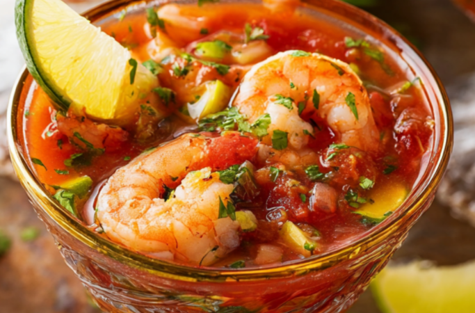 🍤 Cocktail de crevettes mexicain, entrée fraîche