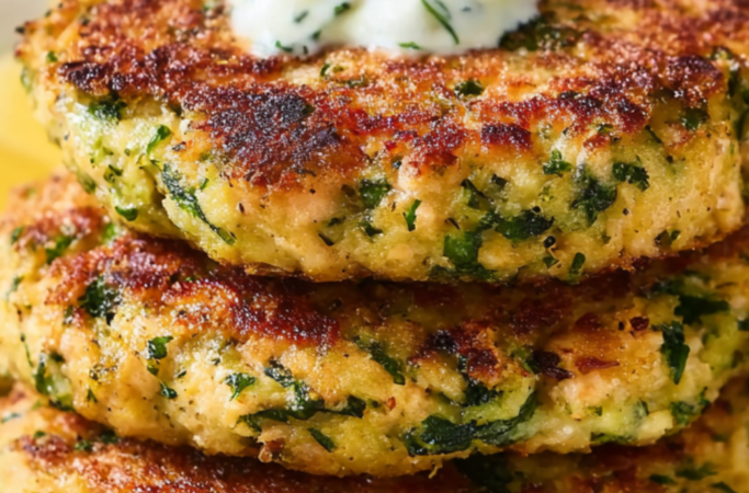 🐟 Galettes grecques de saumon (avec feta, épinards et aneth)