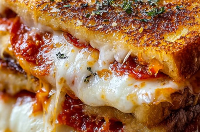 🧀 Pizza Grilled Cheese (Sandwich Pizza Fromage)