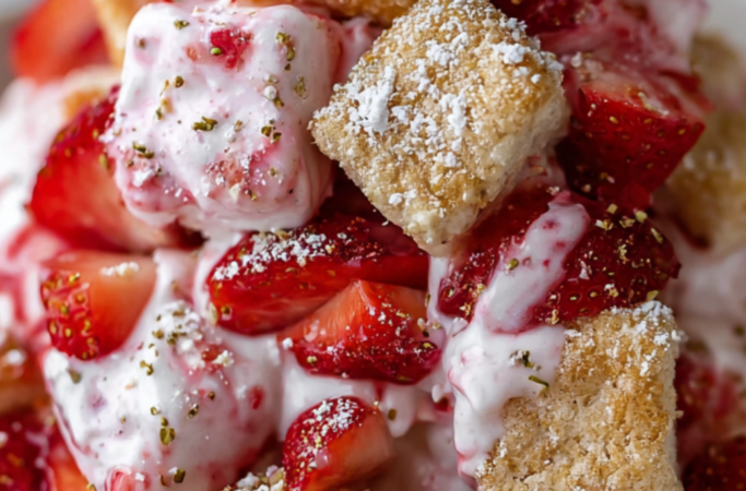 🍓 Puppy Chow façon Shortcake aux Fraises