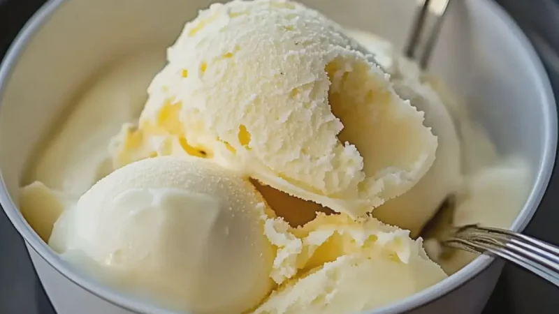 Glace vanille maison – Recette simple et rapide