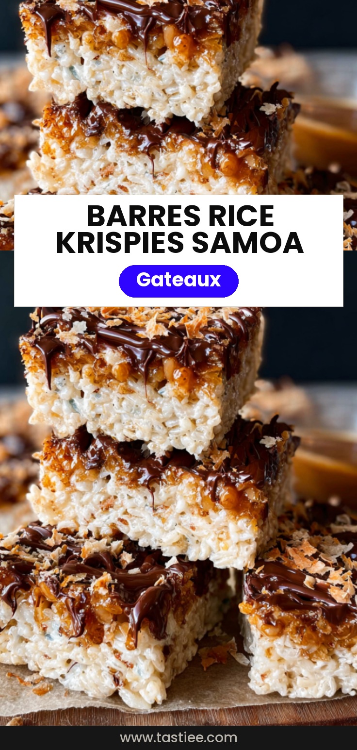 🍪 Barres Rice Krispies Samoa