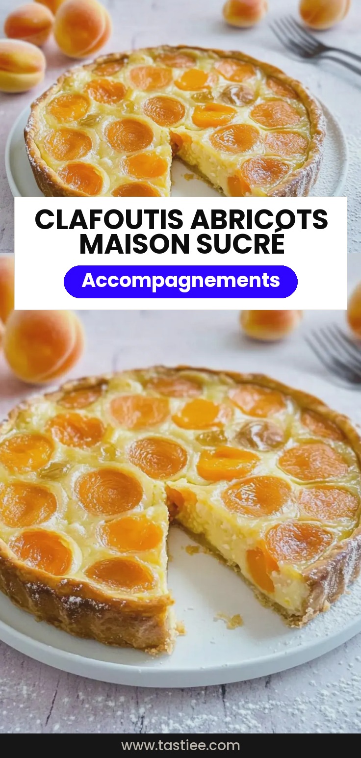 Clafoutis aux abricots Maison : Une Touche Douce et Sucrée