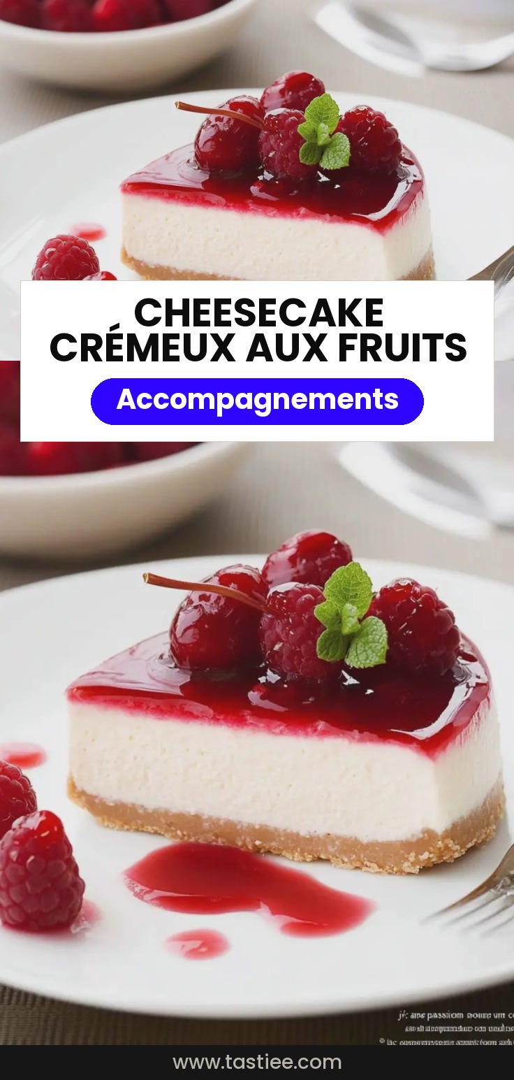 Cheesecake fruits rouges Facile et Crémeux