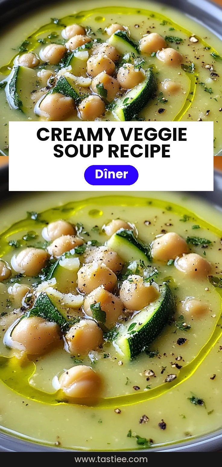 Soupe Crémeuse aux Légumes et Légumineuses