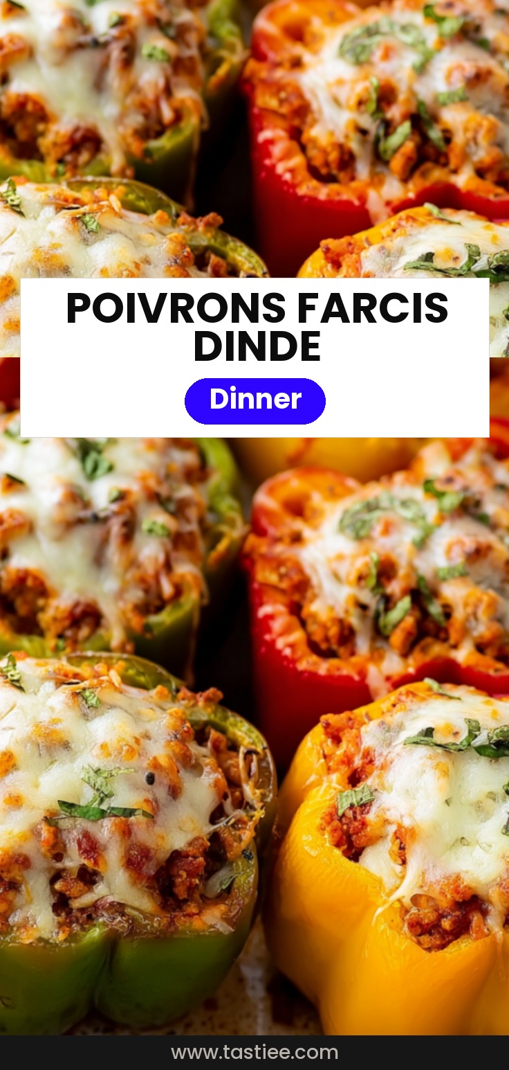 🌶️ Poivrons farcis à la dinde (recette protéinée)