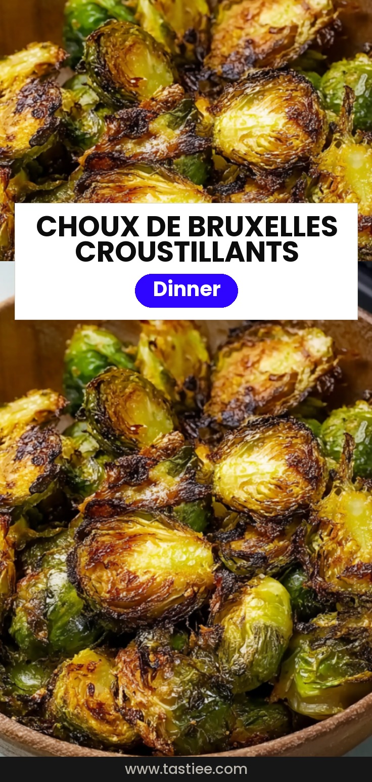 🥬 Choux de Bruxelles croustillants à l’air fryer