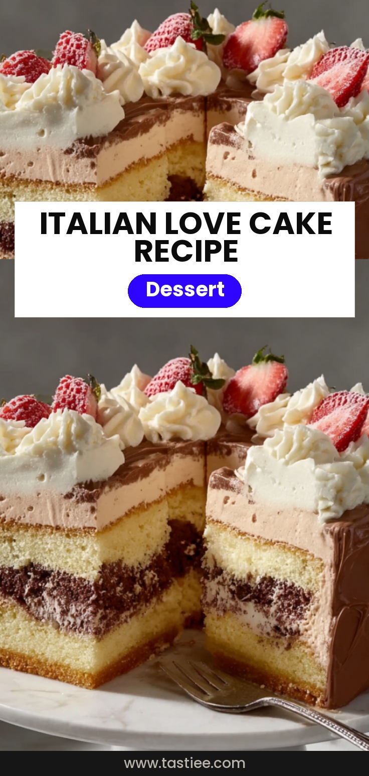 🍫🍰 Italian Love Cake (Gâteau amour italien)