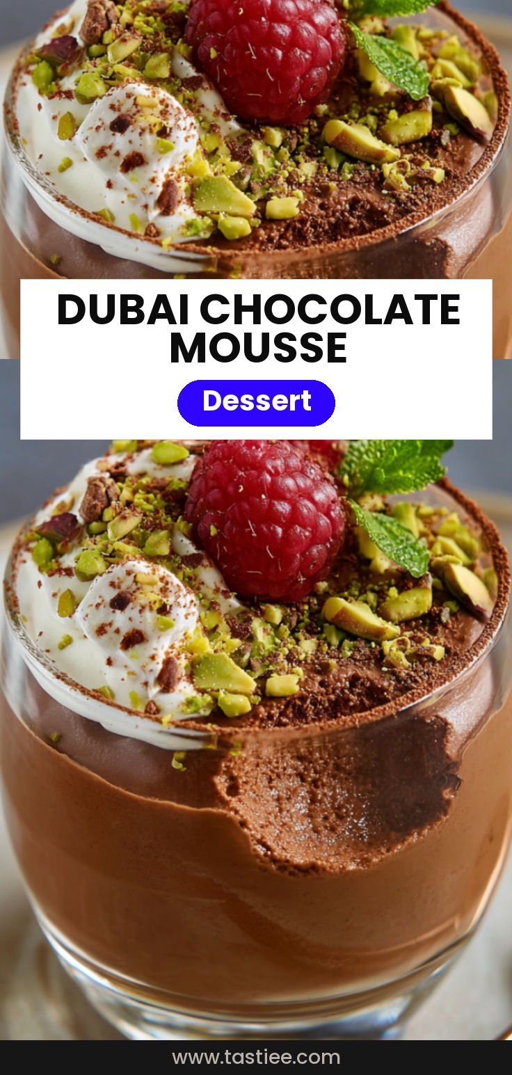 🍫 Mousse chocolat style “Dubai Chocolate”