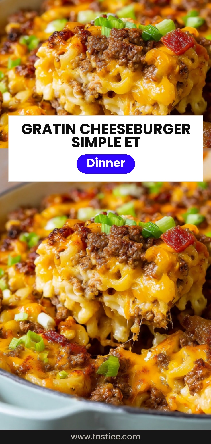 🧀🍔 Gratin façon Cheeseburger (one-pot facile)