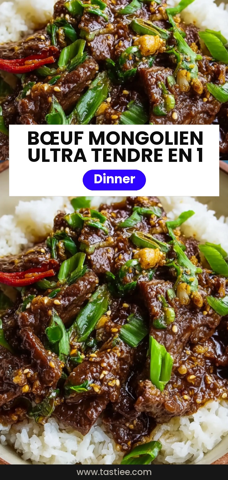 🥢Bœuf Mongolien, ultra tendre
