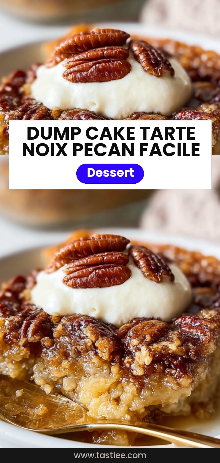 🍰 Dump Cake façon Tarte aux Noix de Pécan