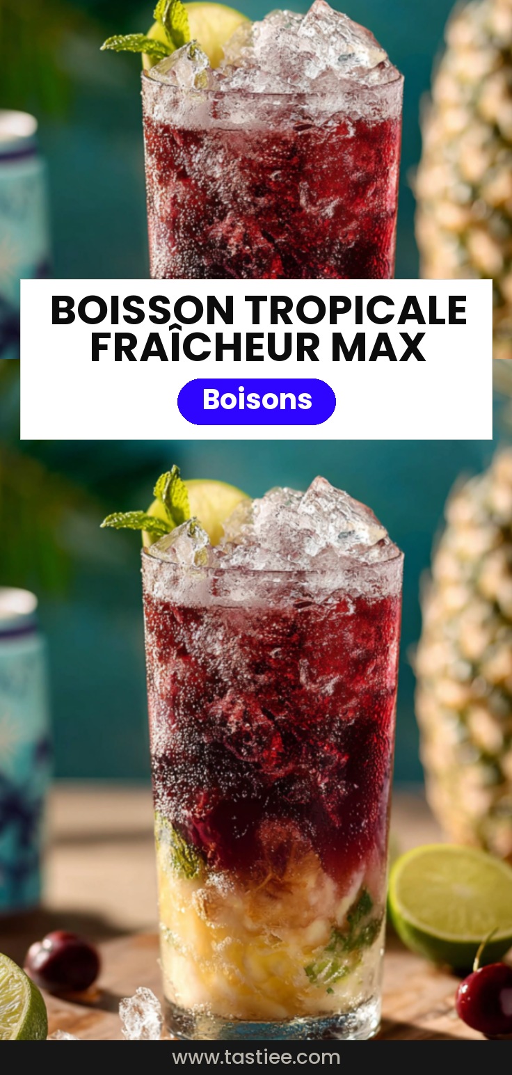🥤 Boisson tropicale ultra rafraîchissante