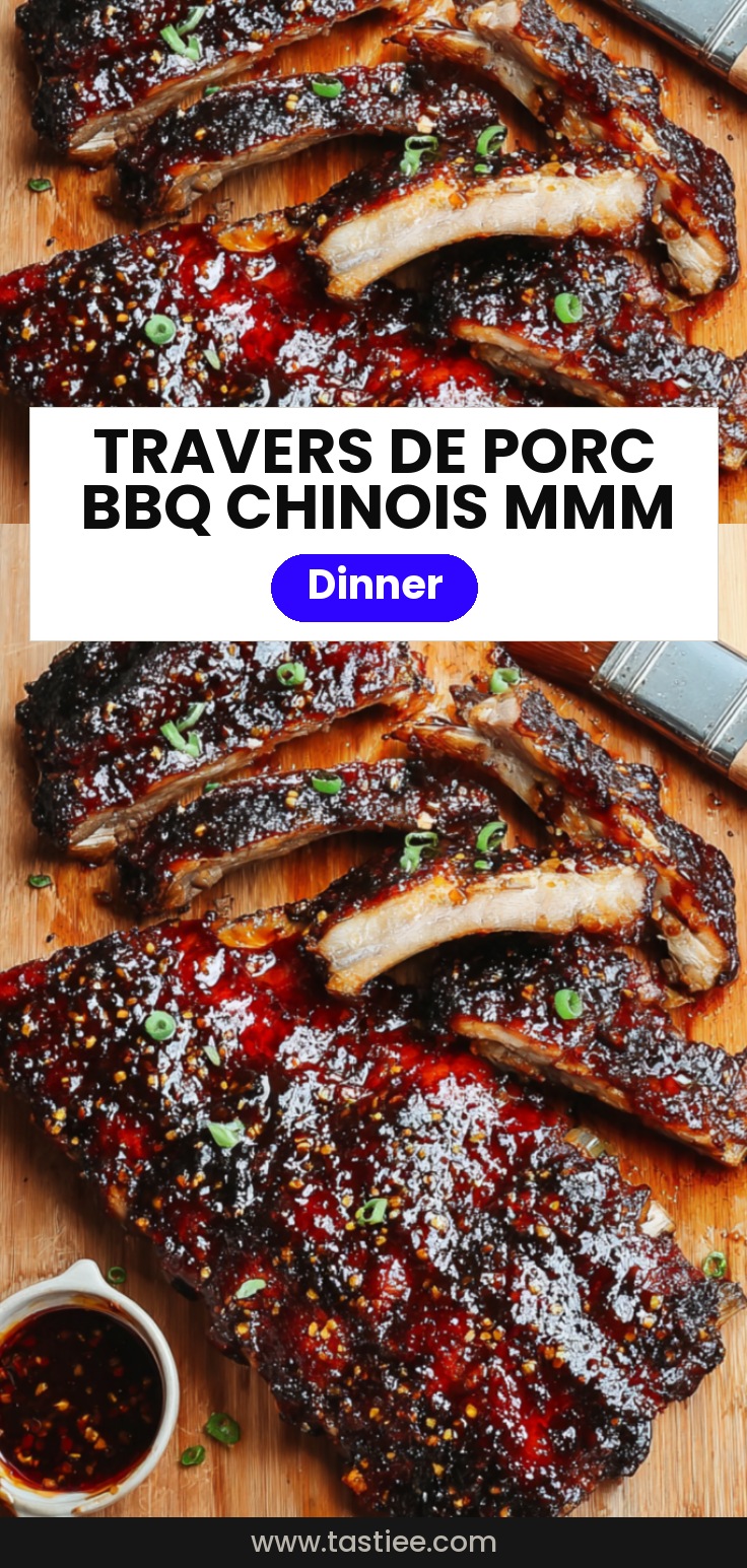 Travers de porc BBQ chinois