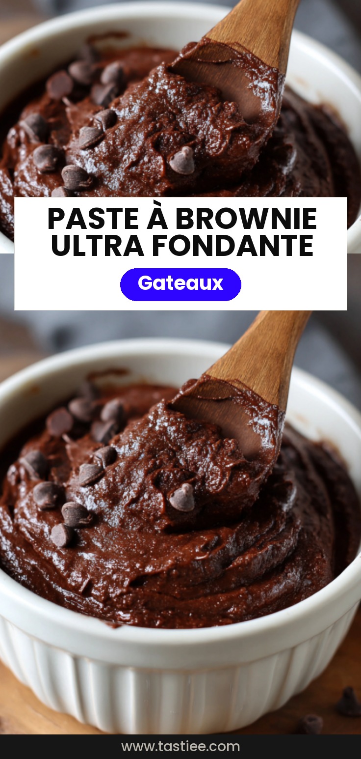 Pâte à Brownie Comestible Ultra Fondante 🍫