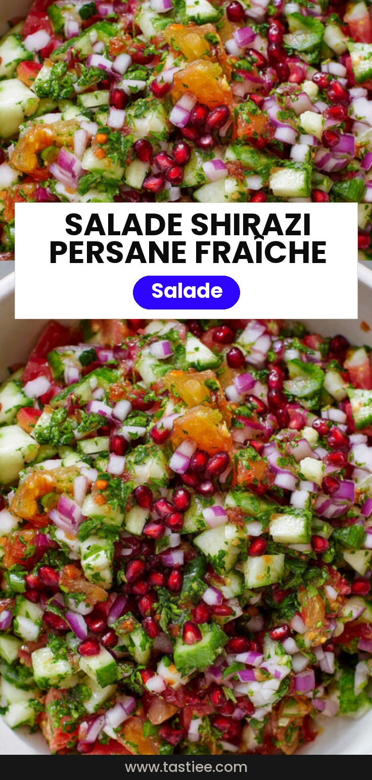 Salade Shirazi Persane (Salade Shirazi)